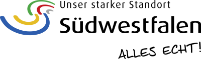 Logo "Südwestfalen - Alles echt!" in Farbe