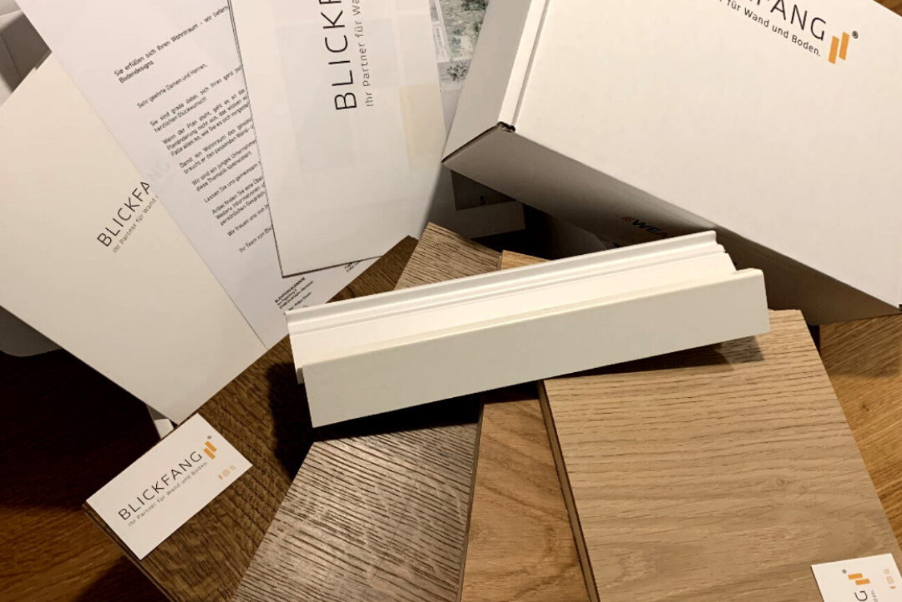 Inhalt der Musterboxen für Parkett von Blickfang Elemente